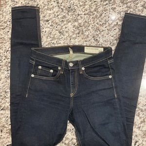 High rise skinny rag & bone jeans